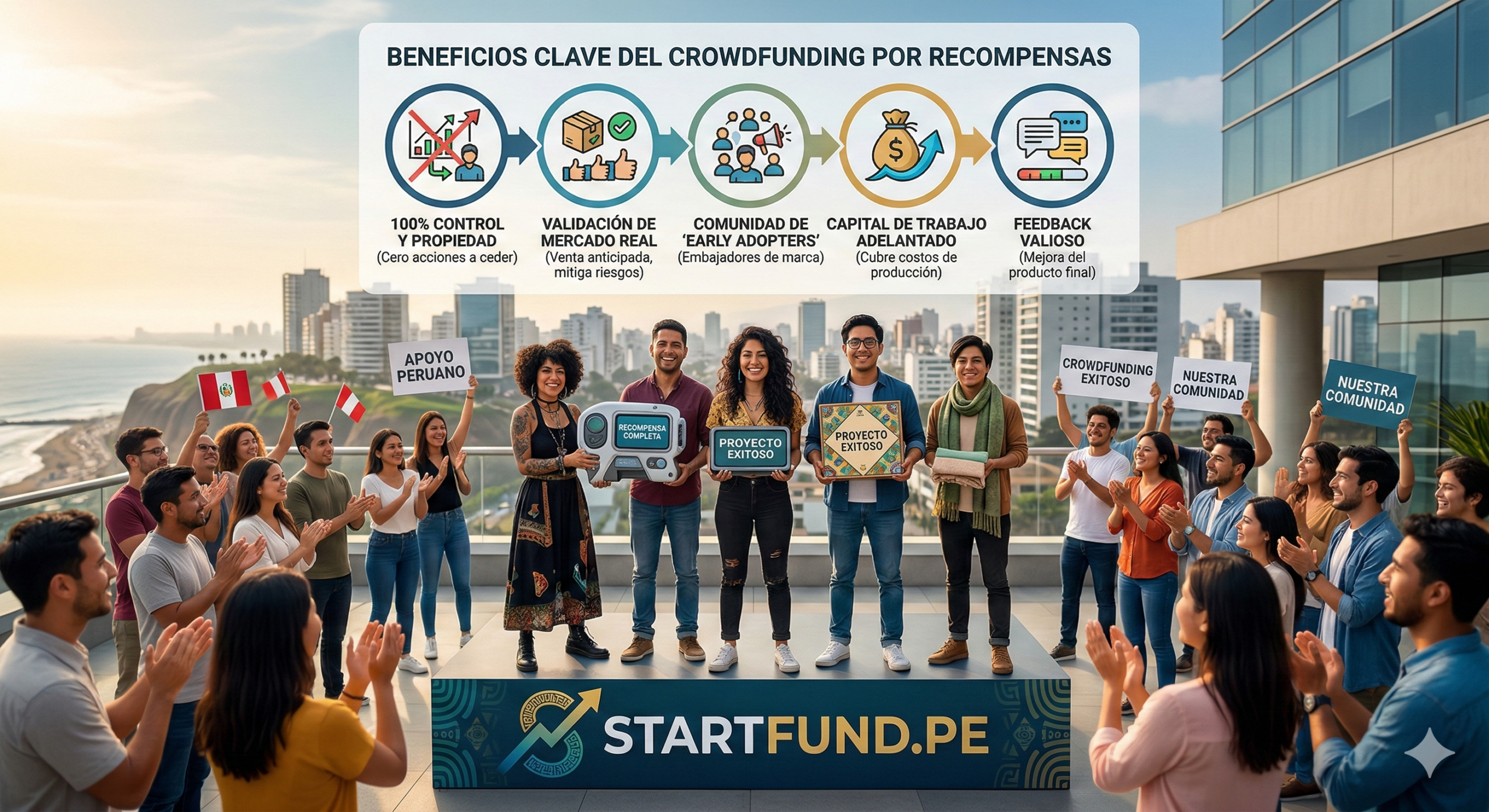 El poder del Crowdfunding por Recompensas: Impulsa tu idea sin perder el control